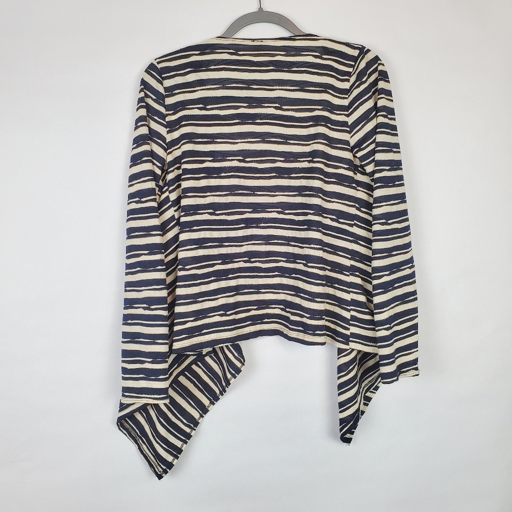 Poema open front drape knit cardigan like new - Picture 2 of 4